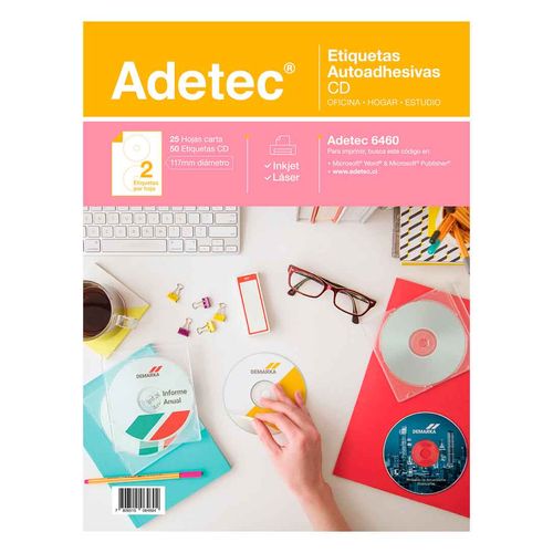 etiquetas para impresión cd mate 25/h