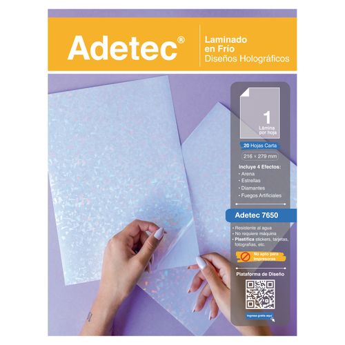 laminado en frío holografico adetec diseños surtidos