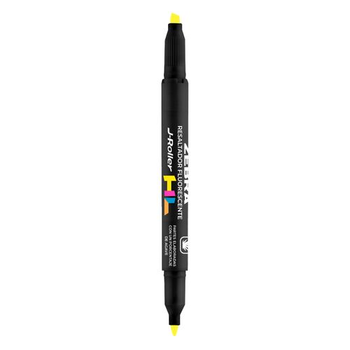 DESTACADOR J-ROLLER DOBLE PUNTA AMARILLO