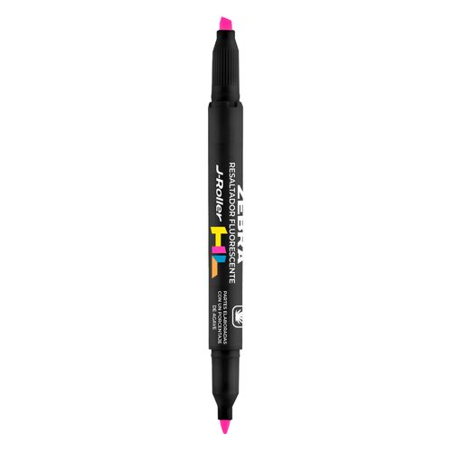 DESTACADOR J-ROLLER DOBLE PUNTA ROSA