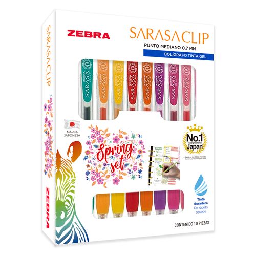 SARASACLIP SURTIDO SPRING 0.7 10 UNI
