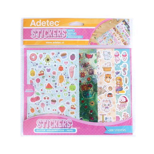 set de stickers surtidos