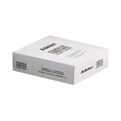 ETIQUETA FORMULARIO CONTINUO ADETEC - 23x89 2 COLUMNAS