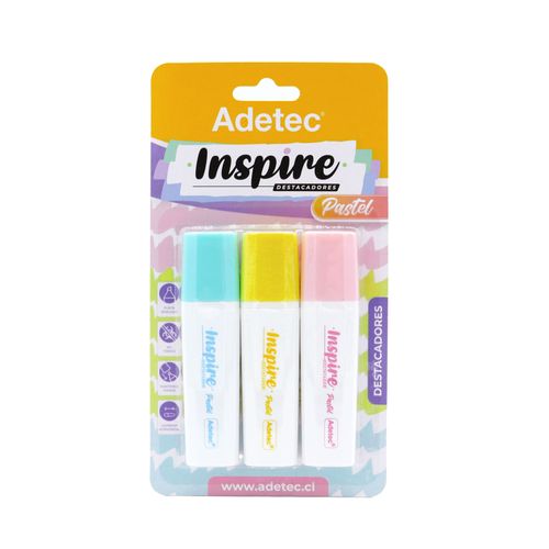DESTACADOR INSPIRE PASTEL