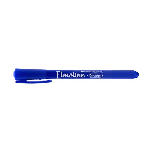 MARCADOR FLOWLINE DUO AZUL