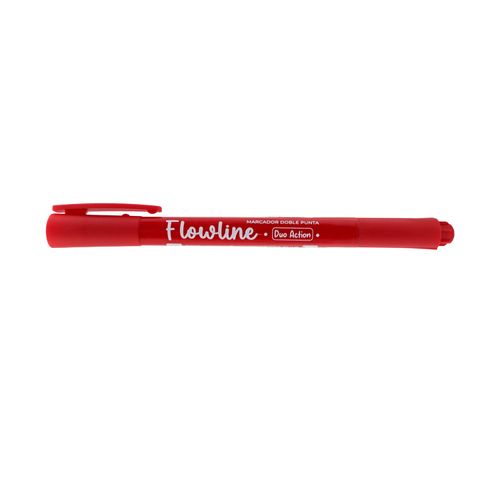 MARCADOR FLOWLINE DUO ROJO