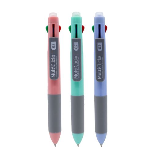 MULTICLICK 4 COLORES TINTA BORRABLE