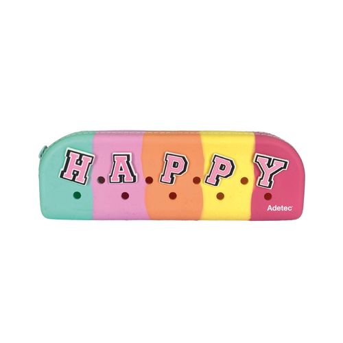 ESTUCHE SILICONA - DISEÑO HAPPY